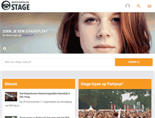Tablet Screenshot of haagsestage.nl